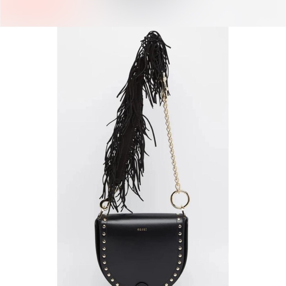🌟 SACAI Versatile Black Leather Satchel Bag